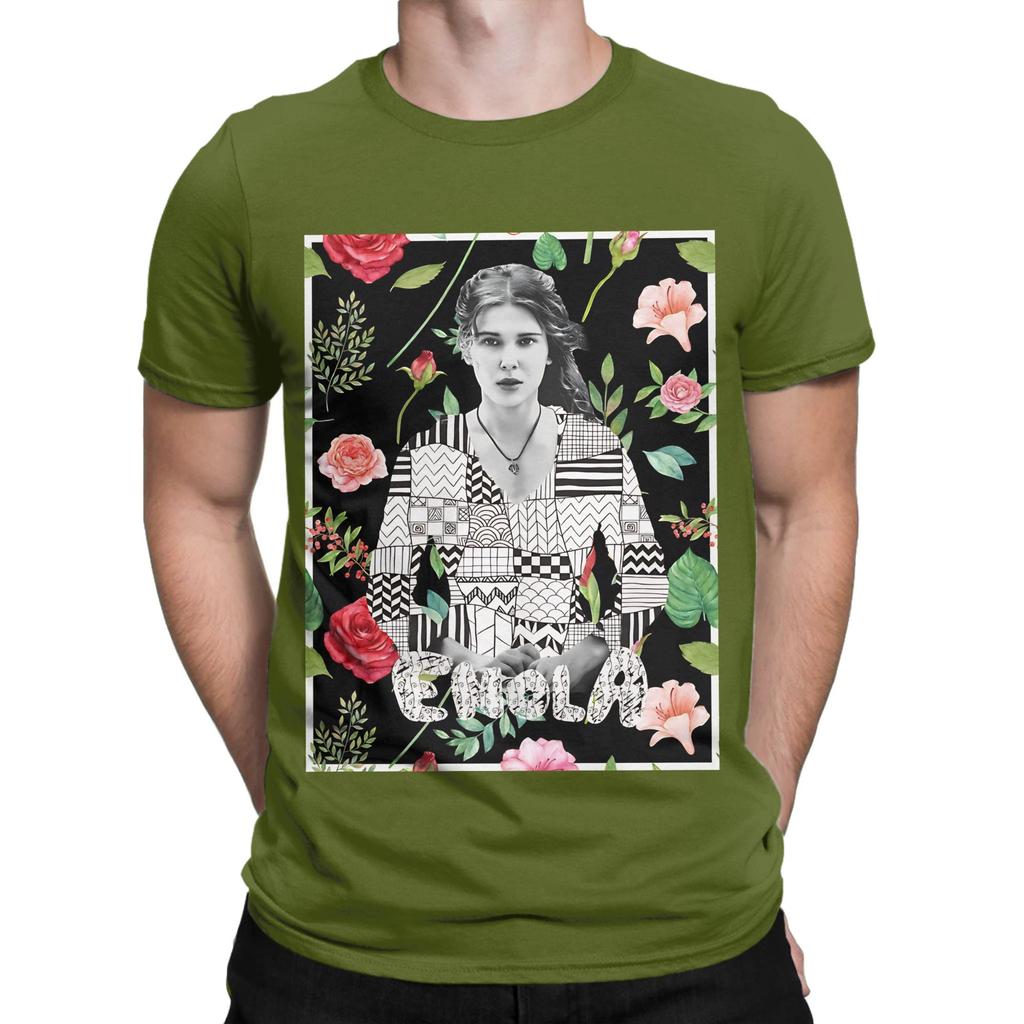 Flower The Enola Holmes Mysteries Novelty 100 Cotton TShirt The Enola Holmes Mysteries Tees Tops For Unisex