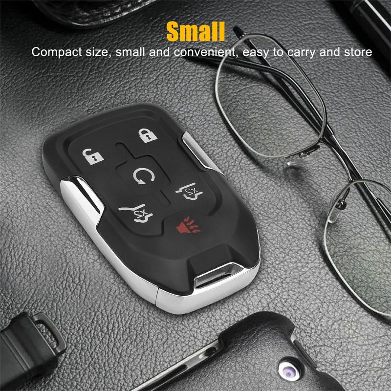 Hyq1Aa Remote Key Fob 6 Button Id46 Chip For Chevrolet Tahoe Silverado Gmc Yukon 2015 2016 2017-2020