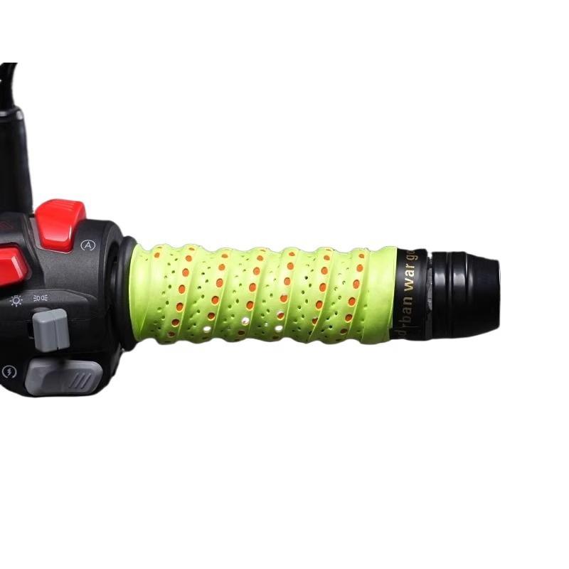 Colorful Non-slip Silicone Handlebar & Brake Grips for Electric Motorcycles - Summer Comfort, Waterproof