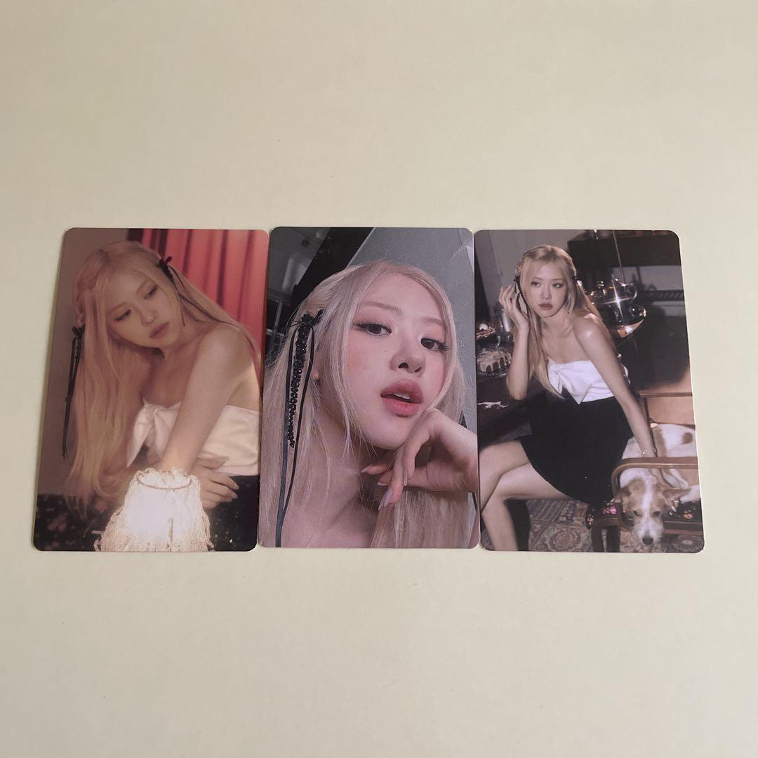 

[USED] Rosé Seagreen 2024YG SELECT Bonus Trading Cards (3 pieces)