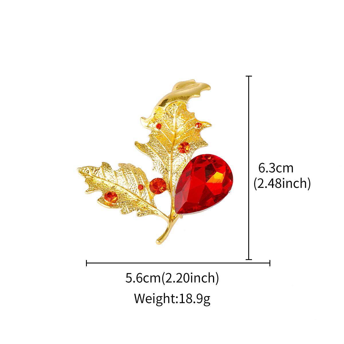 

Премиальная брошь «Кленовый лист» Женская летняя брошь в стиле легкой роскоши Металлическая булавка с защитой от света Ювелирные изделия Оптовая продажа Украшение для шляпы Мужская