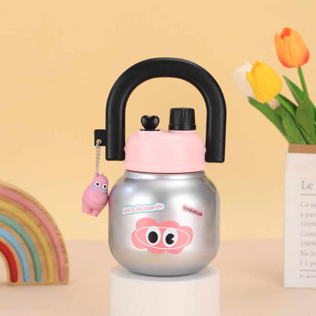 316 Stainless Steel Portable Teapot Insulated Cup, New Large Capacity Double Mouth Portable Teapot Large Belly Water Cup