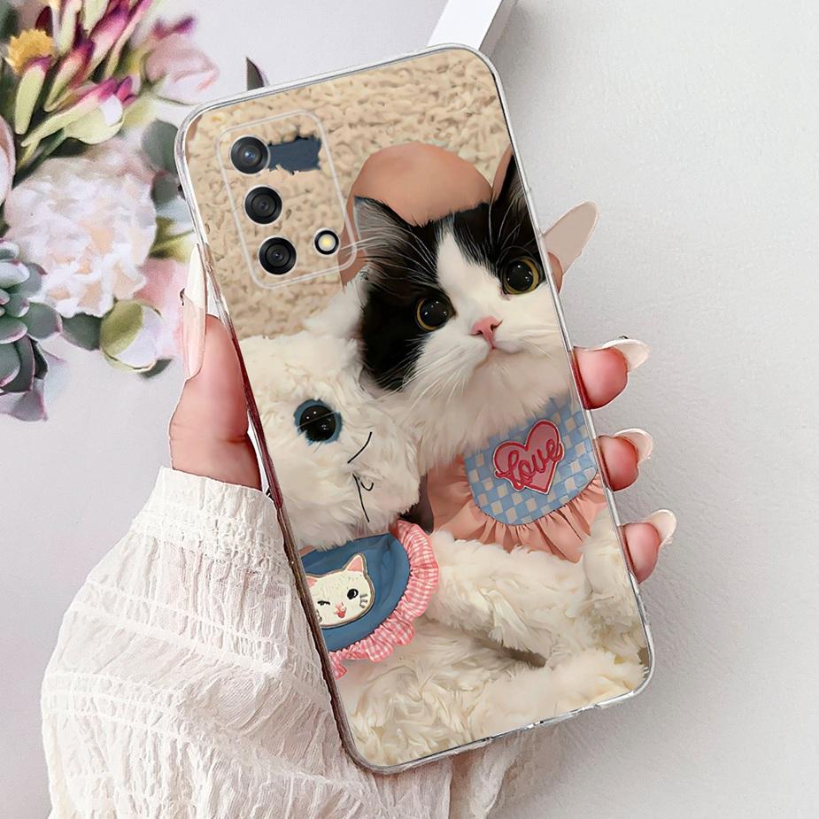 

For Oppo A74 4G Case Oppo Reno6 Lite New Luxury Painted Cover Soft Silicone Case For Oppo A95 Reno 6 Lite OppoA74 OppoA95 Fundas Oppo A74 4G