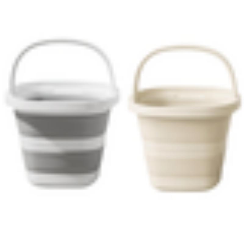 Versatile Folding Water Bucket with Handle Household Silicone Bucket Travel Outdoor Fishing Portable Water Bucket