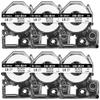 Compatible with King Jim Tepra PRO 18mm White Label Tape Cartridges (SS18K).