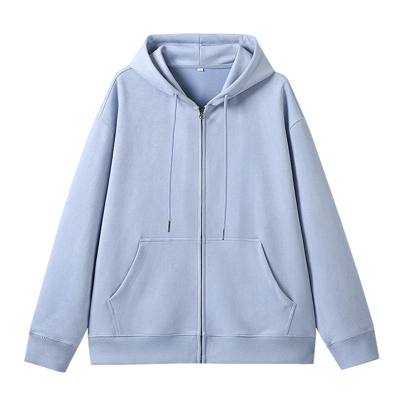 

New Spring and Autumn Couple Sweater, Hooded Pullover Shoulder Sleeve Jacket, Casual Sports Top S світло-синій колір