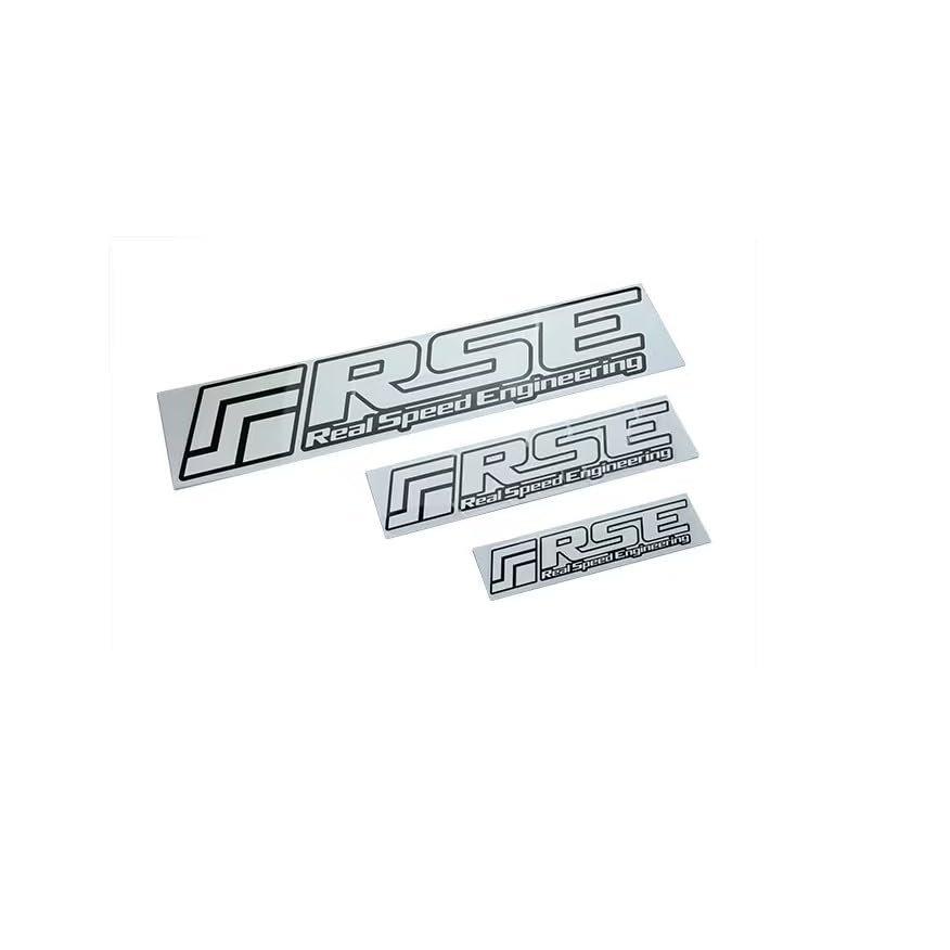 Real Speed Engineering RSE Die-Cut Sticker R.S.E. White M Size 30cm RG201B-0000B Vinyl Decal for JDM Cars