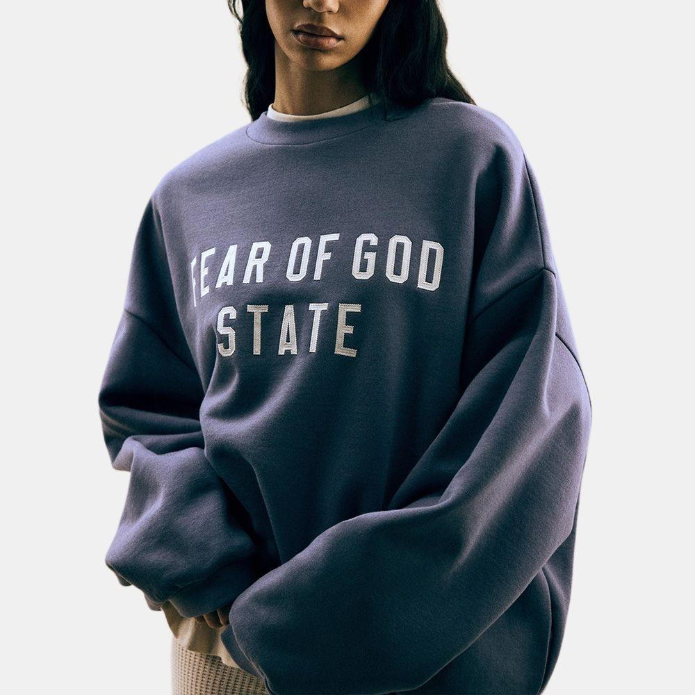 Fear of God Essentials FALL24 HOMECOMING Heavy Fleece Crewneck Men's 192BT246237F