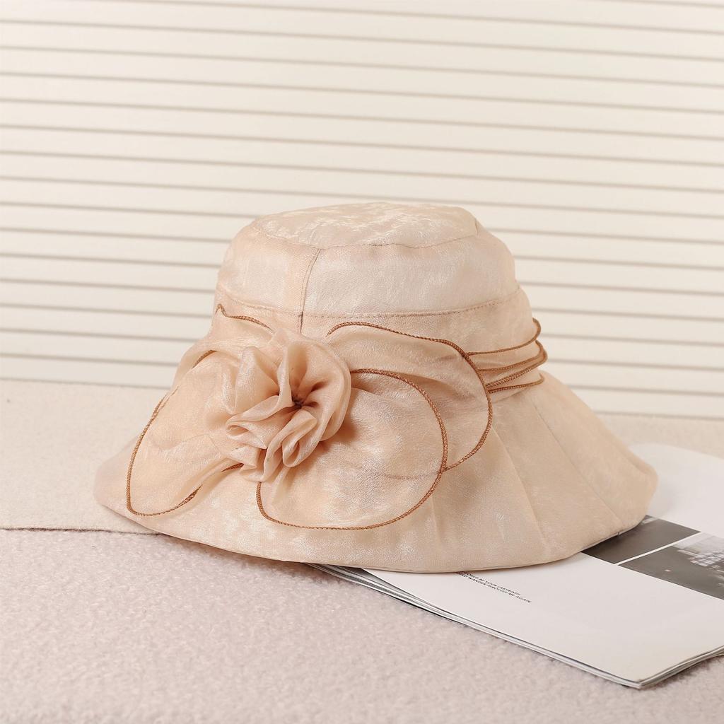 Buta Eaves Sun Protection Hat UV Protection Sun Hat Hat Ladies Summer Silk Hat PT