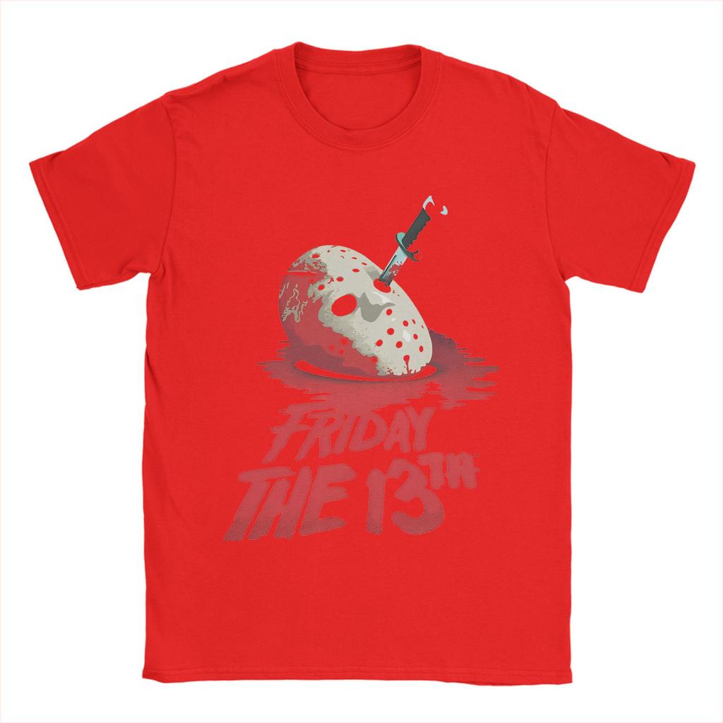Jason Voorhees Friday 13th Horror T Shirt Men Women Cotton Vintage TShirt Crew Neck  Tee Shirt Short Sleeve Clothes Plus Size