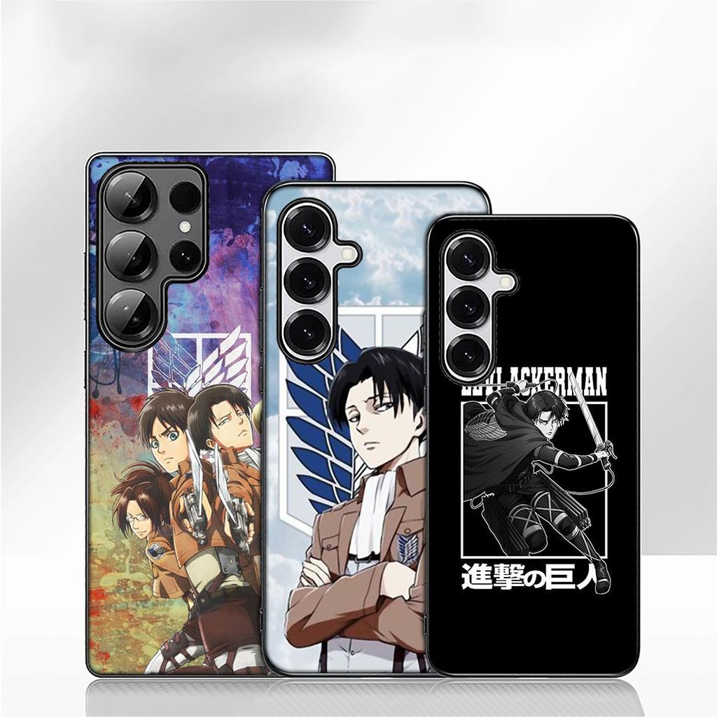 Eren Jaeger levi Attack on titan Phone Cover Case for Apple iPhone 16 15 14 Plus 13 12 Mini 17 Pro Max + 16E Air 16+ ProMax