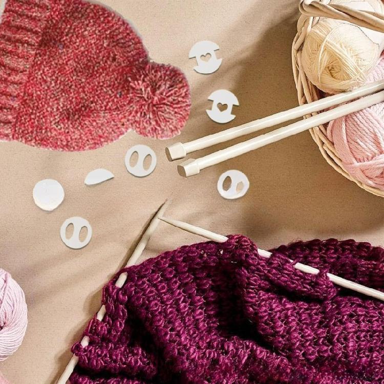 20/50 Stück Acrylknöpfe Hutmacherverschluss Runde Knöpfe