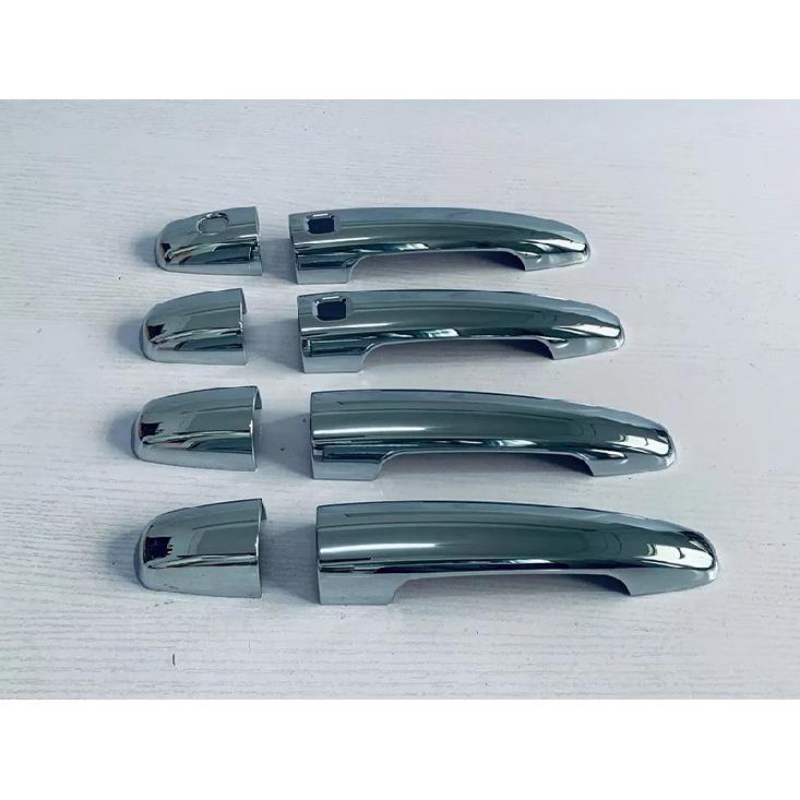 For Suzuki Swift ZC ZD 2024 2025 Car Accessories ABS Chrome Door Handle Cover With Smart Key Hole Catch Cap Trim Molding