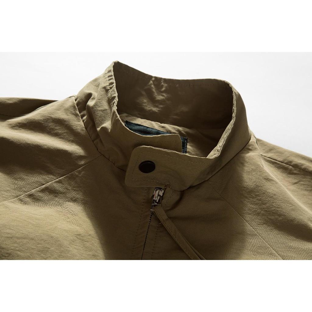 Unisex ORIGTEEN Casual Harrington Jacket - Stand Collar & Loose Fit 578