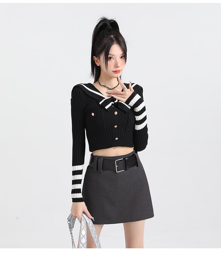 Korean Style Low Waist Slim Fit Midi Skirt for Women - 2024 Autumn Collection