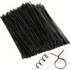 1000 PCS Reusable Plastic Twist Ties Metal Wire Wire Straps Cable Organizer  Home Office