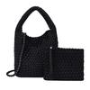 Premium Handmade Mother-Daughter Tote: Versatile, Fashionable Woven Shoulder Bag