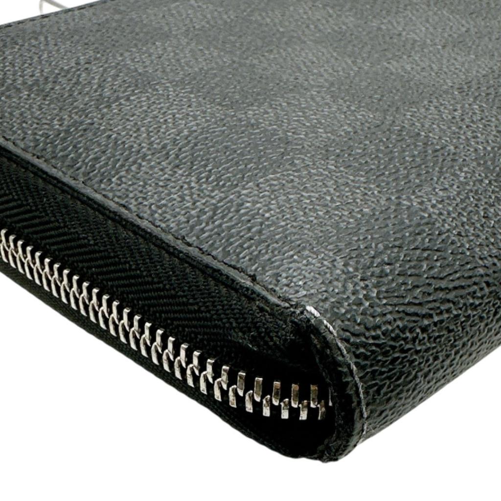 LOUIS VUITTON Damier Zippy Organizer NM  Damier Grafitto Graphite unisex N60111 Used