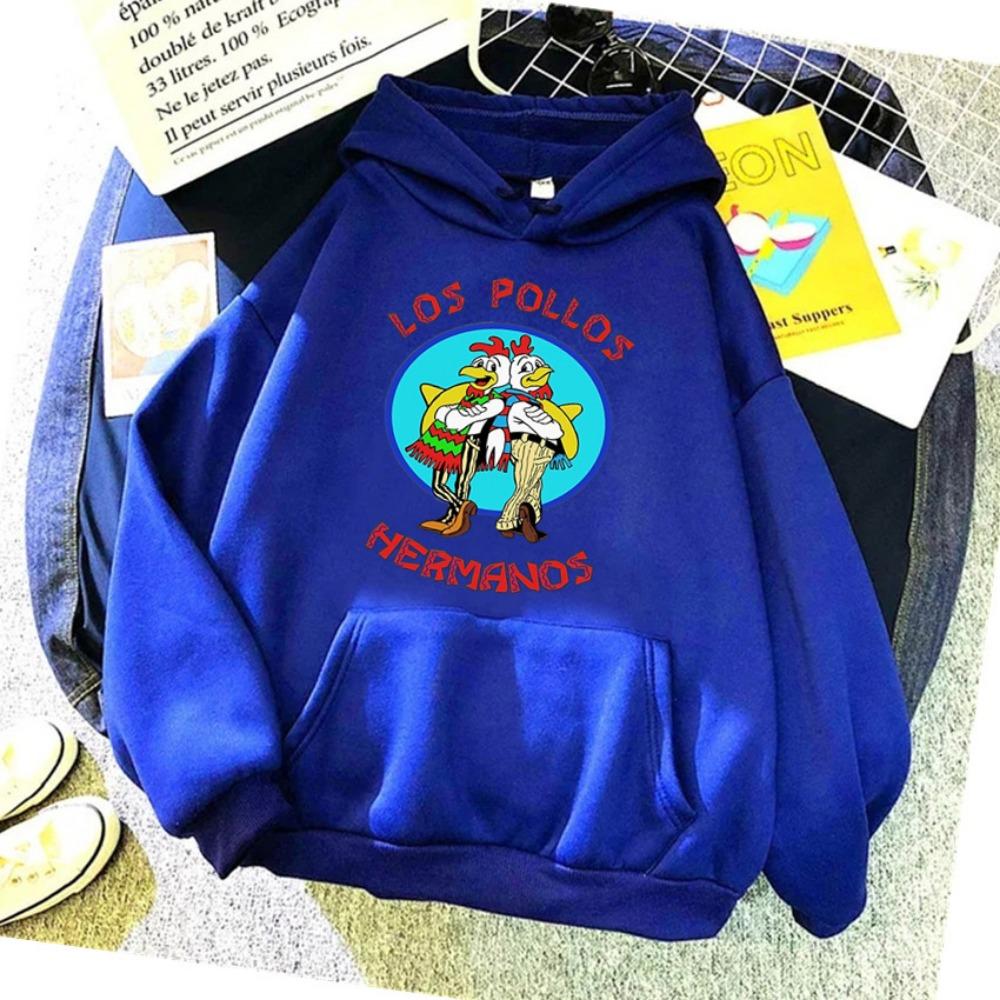 LOS POLLOS Hermanos Film für Frauen Hoodie Lustiges Chicken Brothers Sweatshirt Übergroße Männer Hoodies Pullover Hip Hop Streetwear