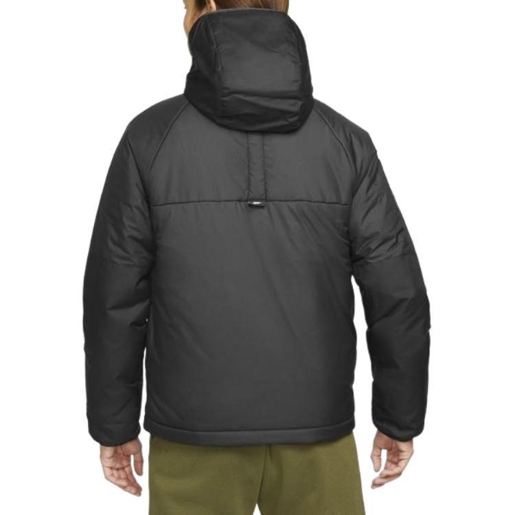 Nike Puffer Jackets Men's Black Hooded Moderate Other DD6858-010