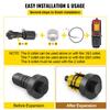 VEVOR Hydraulic Exhaust Pipe Expander, 4.1 To 10.8 Cm Size, 10 T Pedal Pump Included with 4 Dies