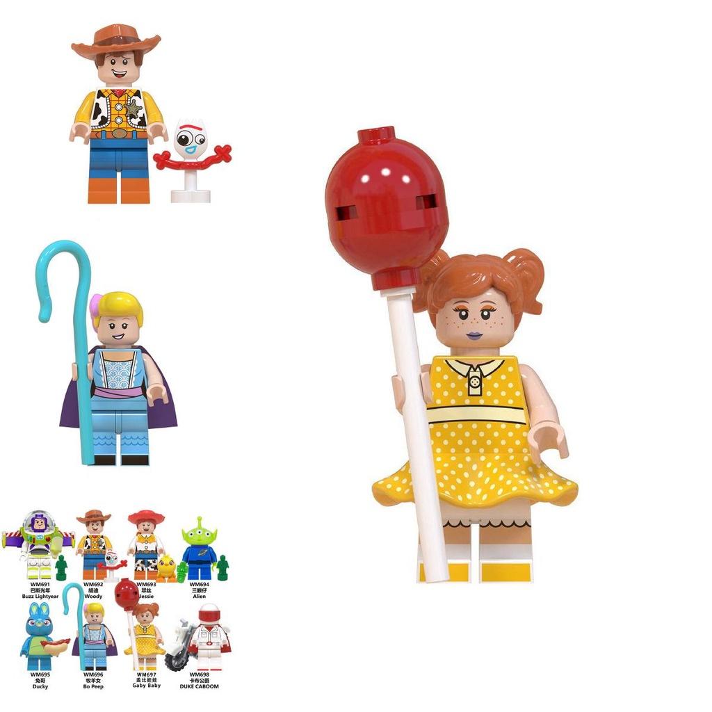 Disney Toy Story Buzz Rakeťák Woody Mini Stavebnice Vzdělávací Hračky pro Děti