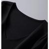 2025 Spring Korean Style Loose Fit Versatile Solid Color Casual T-Shirt