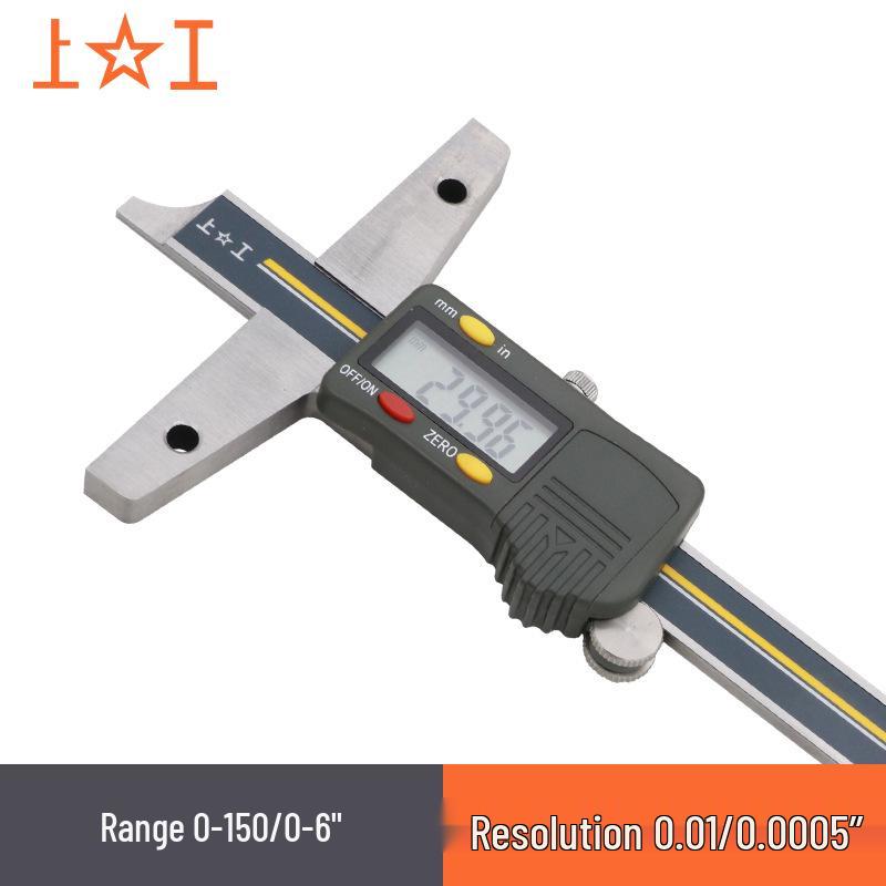 Shang Gong High Precision Digital Depth Caliper 0-150mm to 0-300mm Industrial Grade