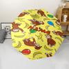Custom Name Curious George Theme Automatic Umbrella, Lightweight & Portable, 8 Rib, Perfect for Outdoor Travel, Birthdays, Christmas, Gifts.