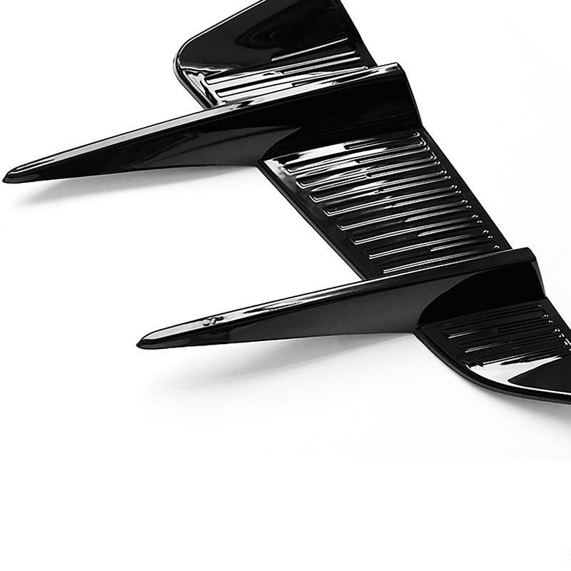 Car Accessories Front Bumper Spoiler Modification Trim Cover Bumper Side Air Vent Decoration Cover Fit For MG MG4 EV MULAN 2024+