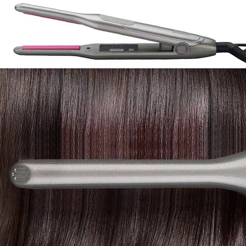 Curling Iron Hair Straightener Small Flat Iron for Short Hair Hair Curler Beard Thin Pencil Flat Iron Titanium Travel
