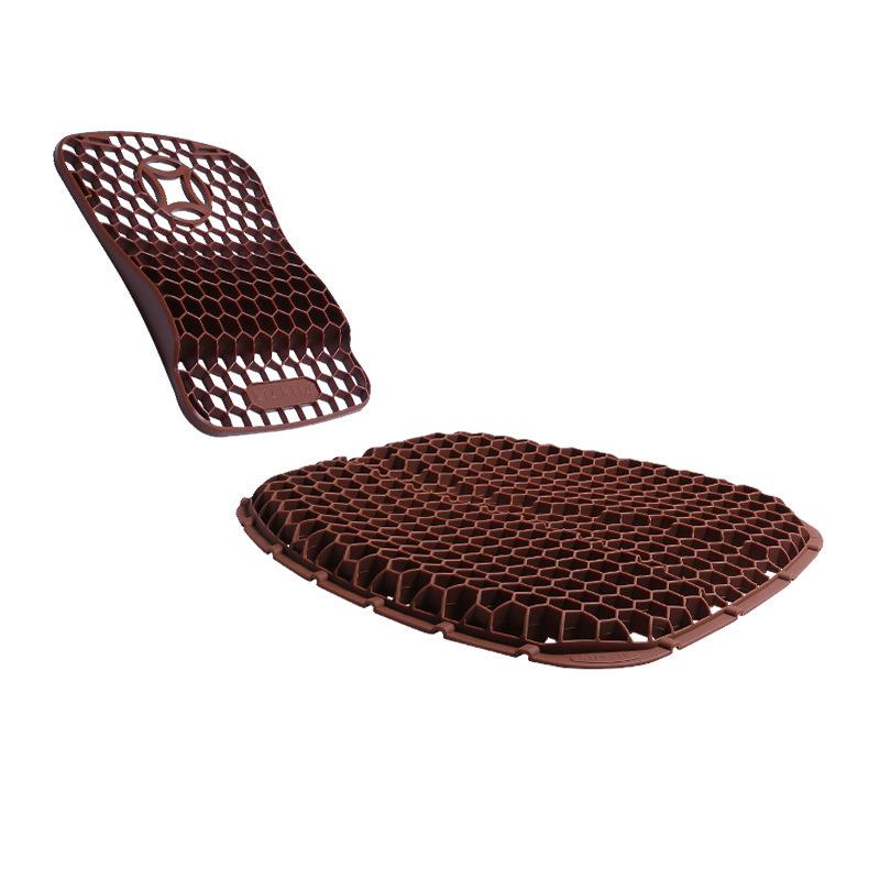 Universal Honeycomb Silicone Seat Cushion for Car, Office, and Sofa - Breathable and Cool for All Seasons