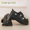 Love Ycodo Жіночі повсякденні лофери Зручні весна літо осінь Студентська мода для дівчаток Повсякденне шкіряне взуття