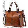 PU Large Capacity 2026 Popular New European and American Fashionable Shoulder Bag. Retro Women's Tote Bag with Double Pockets