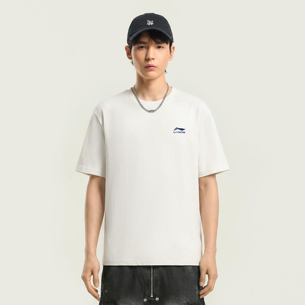 Li Ning Sports Lifestyle Series Round Neck Quick-Dry Cool T-Shirt Unisex Tops AHSW395-2