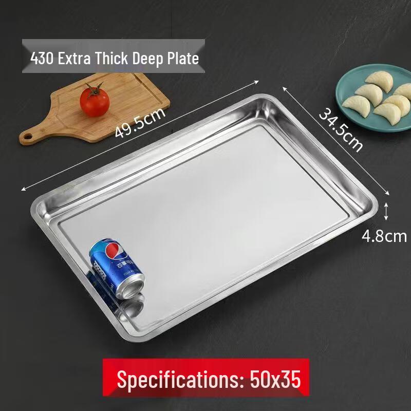 Stainless Steel BBQ Draining Pan with Rack