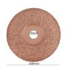 4 Inch Tungsten Carbide Coating Wood Carving Disc Shaping Disc 100mm Diameter 16mm Bore for Angle Grinder
