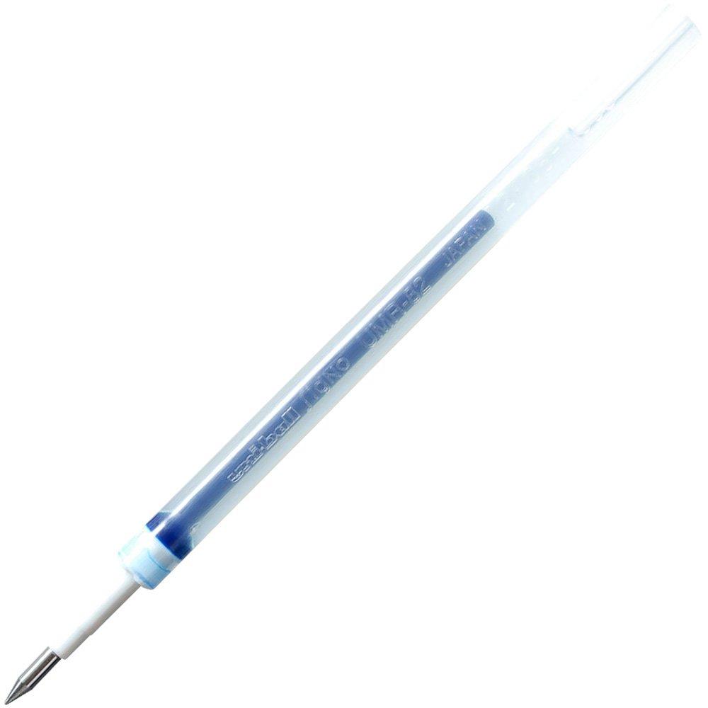 Mitsubishi Pencil Ballpoint Pen Gel Pack of 10 Refill, Ink, Signo, 0.28mm, Blue, UMR82.33,