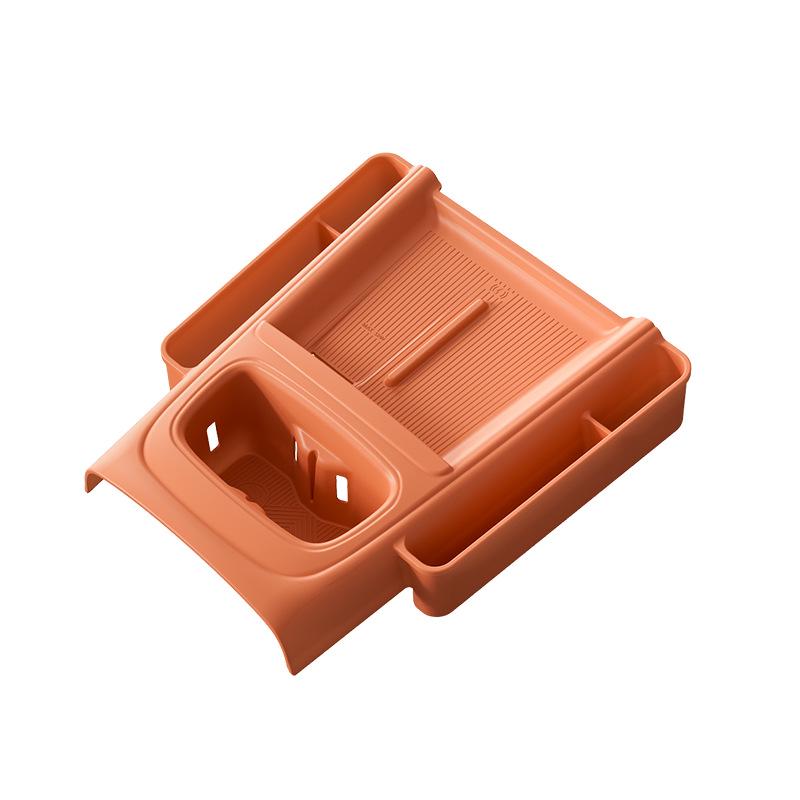 Diepblauw S07 Middenconsole Siliconen Antislip Beschermpad & Bekerhouder voor 26 Modellen.