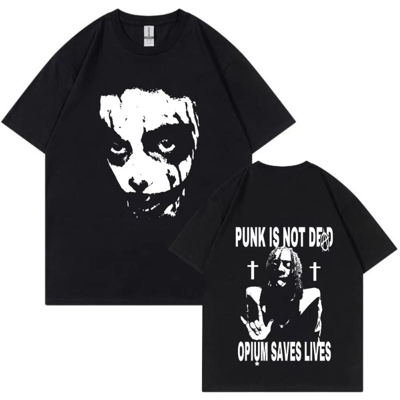 Rapper Playboi Carti Antagonist Tour Tshirt 2023 Concert Fans T Shirt Unisexs Fashion Hip Hop Short Sleeve Oversized Tshirts