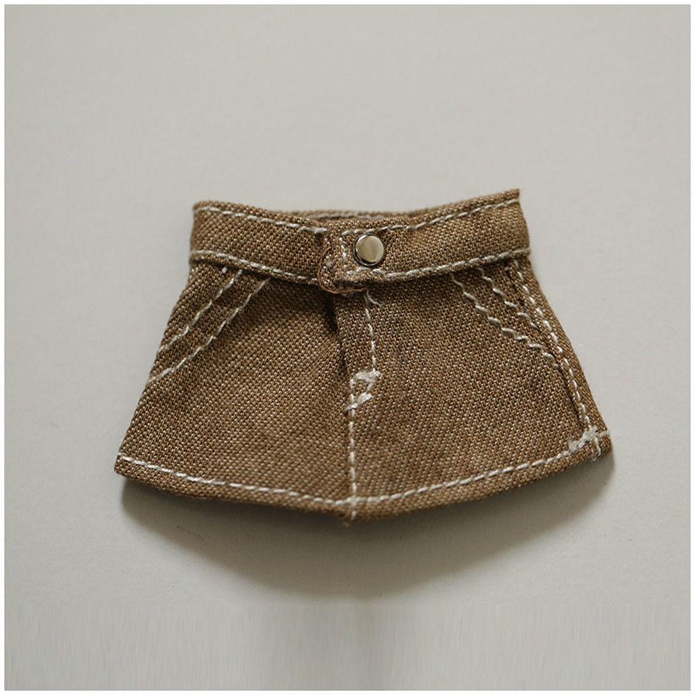 Mini Princess Skirt Accessories Fashion Dresses Skirt Plush Dolls Clothes  For 10cm Cotton Doll