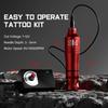 DM Wireless Tattoo Machine Kit Permanent Makeup Rotary Tattoo Machine Kit with Cartridge Needles Ink Cup For Beginner