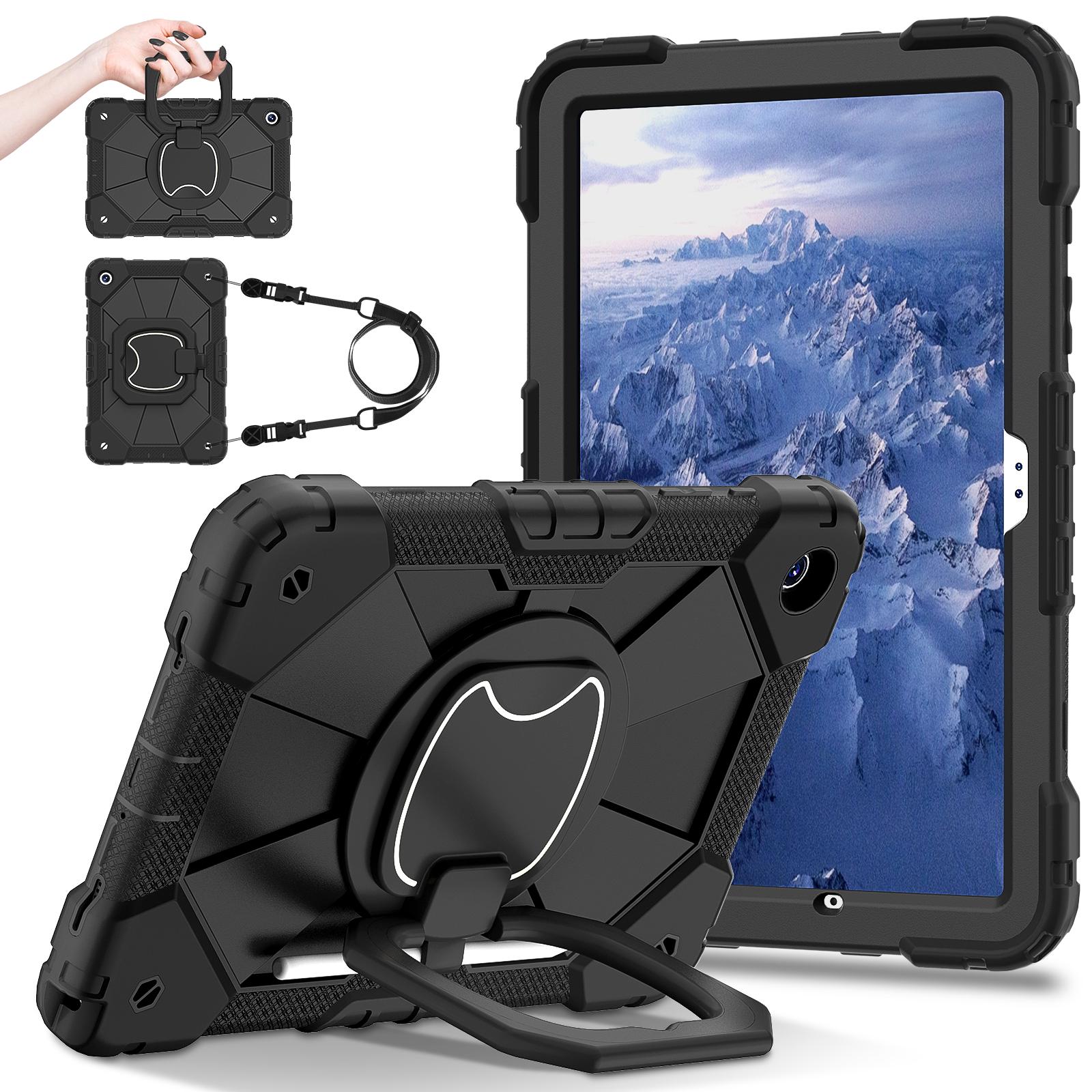 Étui Rotatif Robuste Pour Samsung Tab A11 A9 Plus 11  SM-230 X236 X210 X215 X216 X218 Support Armure Poignée Grip Cover A9 Plus SM-X210 X216
