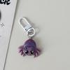 Spider Pumpkin Resin Keychain: Cute Halloween Heart Pendant for Bags