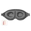 3D Contoured Cloud Sleep Mask with Earplugs Light Blocking Breathable Eye Cover Zero-Pressure Memory