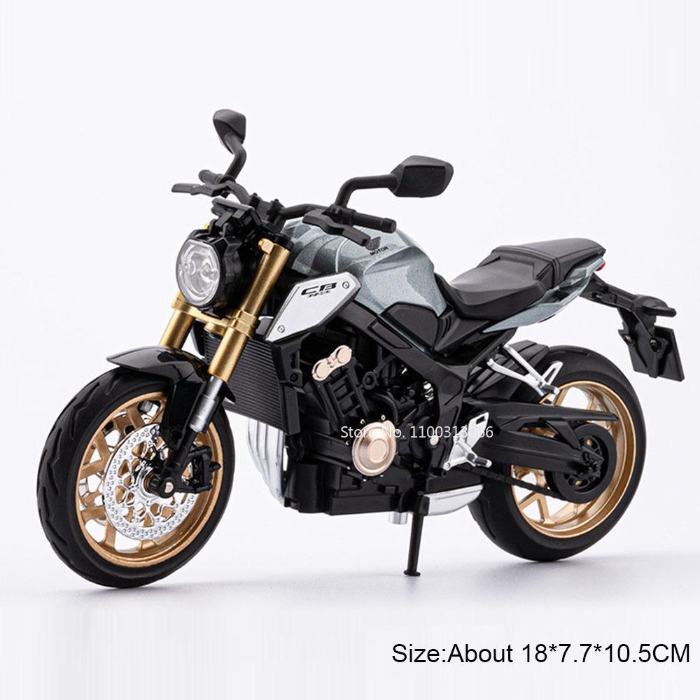 1:12 Honda CB650 CB400F Motorcycles Alloy Models Cars Diecast Toys Wheel Shock Absorption Miniature Motorcycle Table Decoration