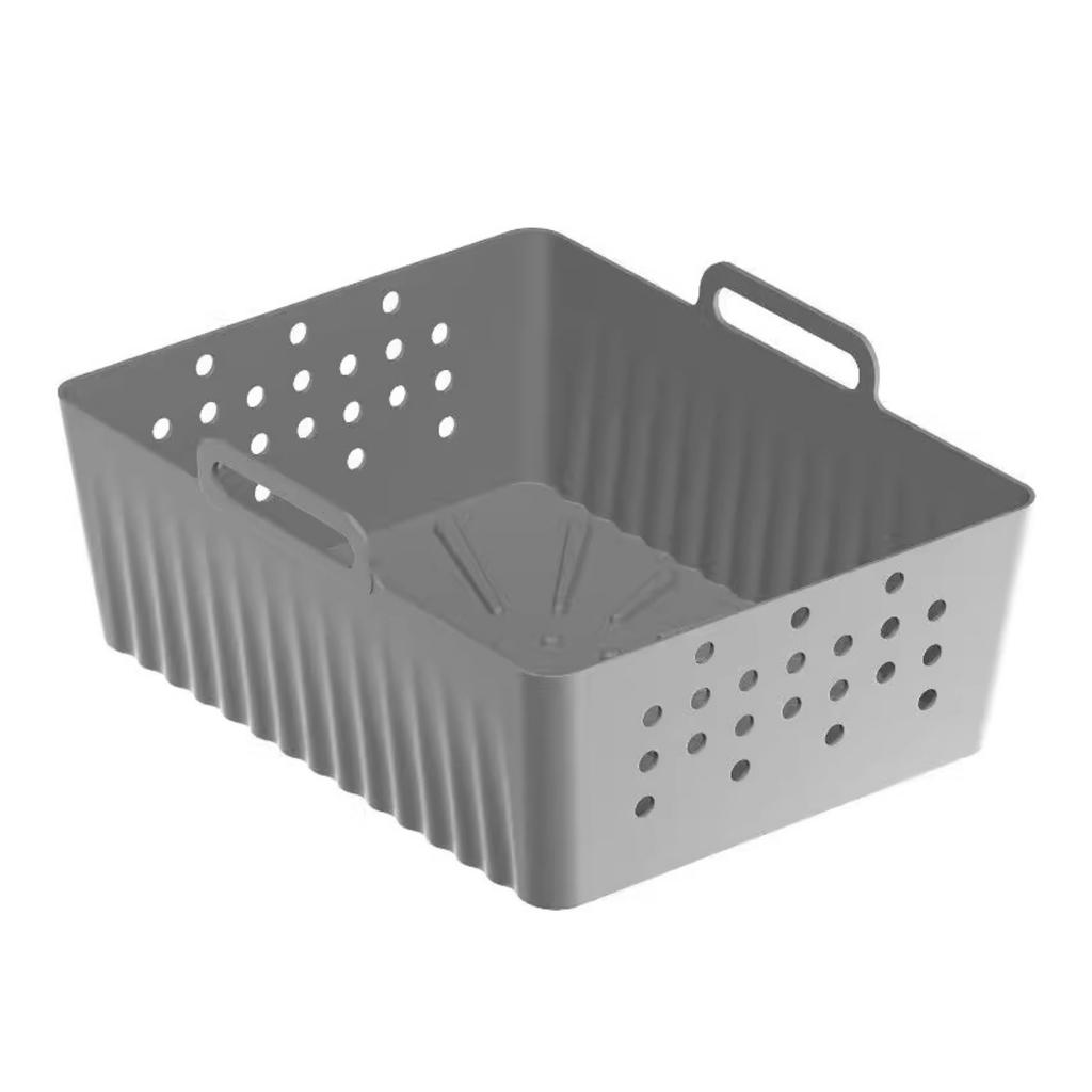 Silikonowe wkładki do frytkownicy beztłuszczowej wielokrotnego użytku dla Ninja SL400/SL401 Wentylowana nieprzywierająca konstrukcja Wielofunkcyjne do frytek, kurczaka, chleba, pieczenia