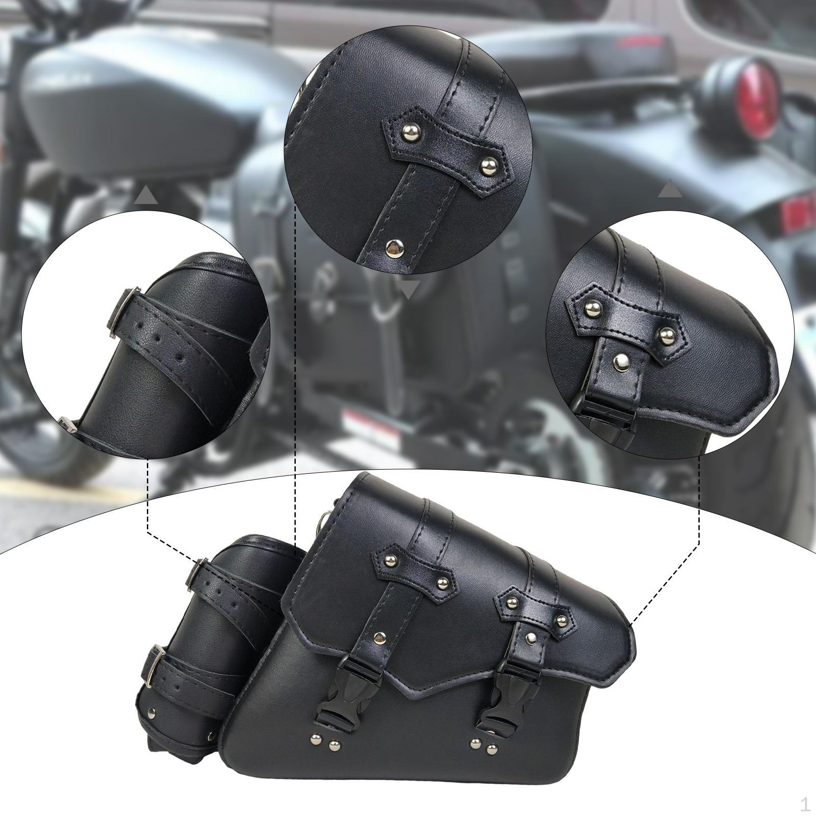 

Компактная мотоциклетная боковая сумка с креплением на маятник и отделением для стакана с водой Right