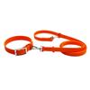 Pet Collar Leashes Set Waterproof Soft Adjustable Pet Collar Dog Leash Outdoor Walk Rope Supplies