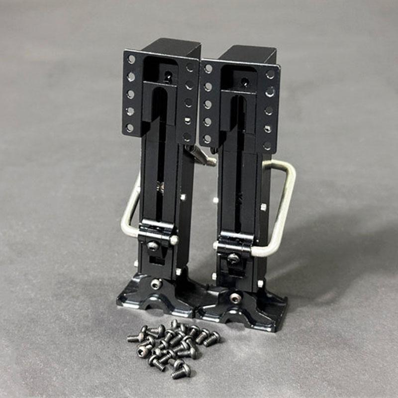 1:14th Scale RC Truck 2pcs Metal Simulation Support Leg for SCANIA Tamiya 770S R620 for VOLVO ACTROS AROCS Model Car DIY Parts
